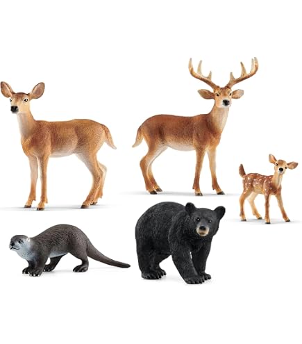 Schleich Wild Life - 5 PC North American Wildlife Animal Toy